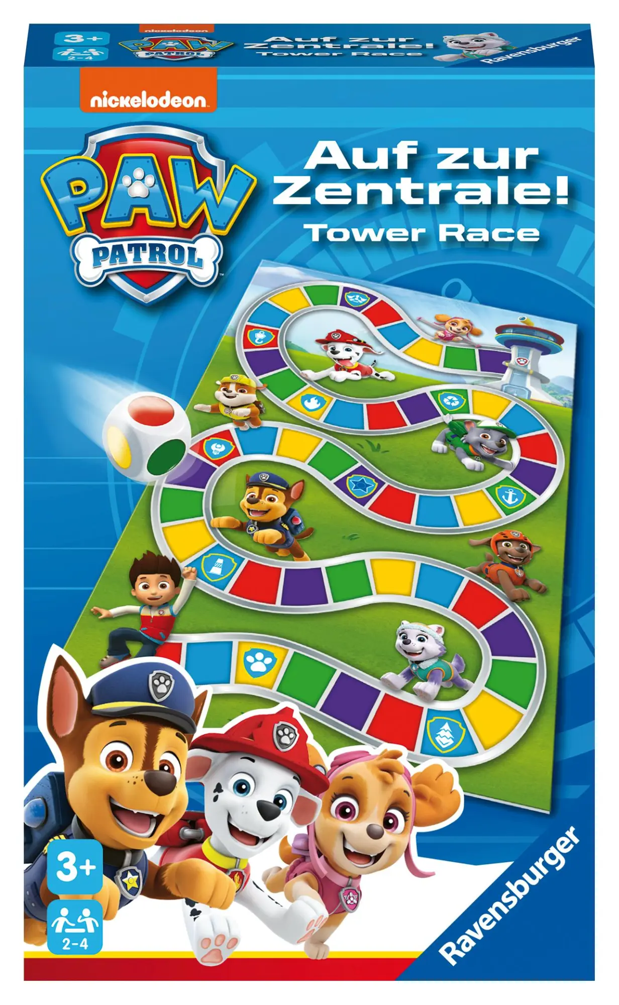 Cover: 4005556226719 | Paw Patrol: Auf zur Zentrale! - Reisespiel ab 3 Jahre | Spiel | 22671
