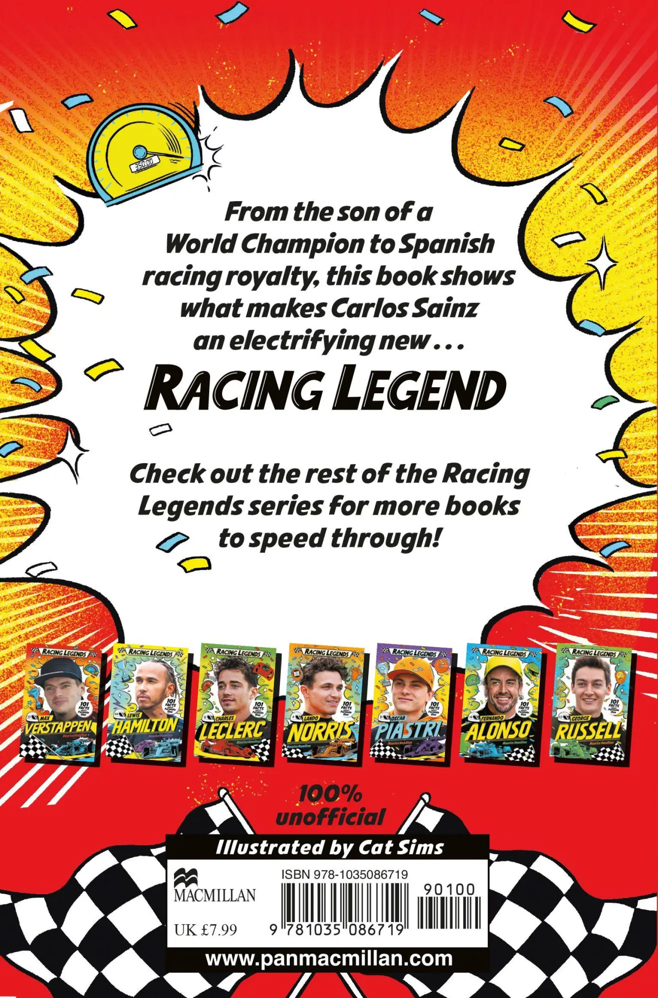 Bild: 9781035086719 | Racing Legends: Carlos Sainz | 101 Facts about Formula One | Hamilton