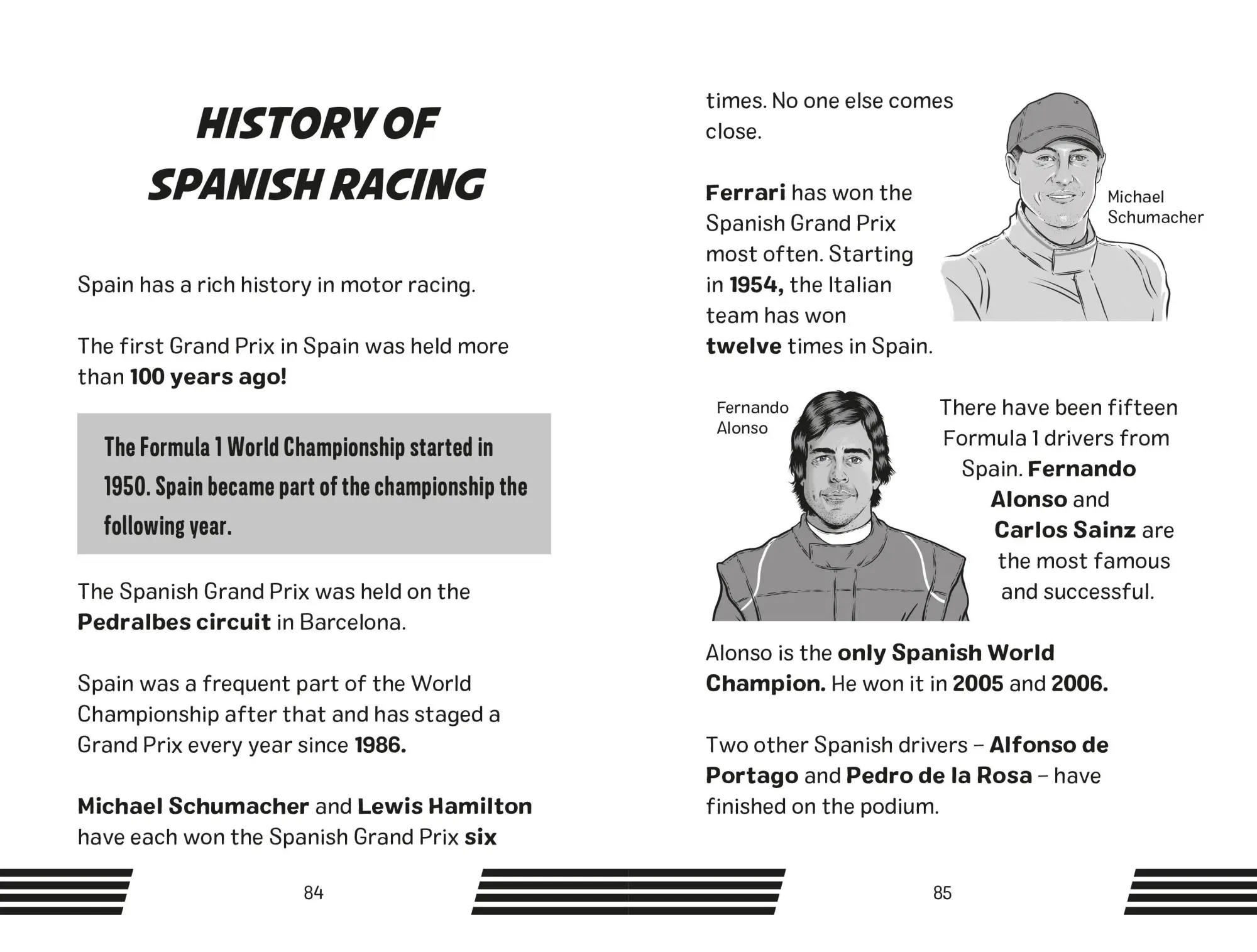 Bild: 9781035086719 | Racing Legends: Carlos Sainz | 101 Facts about Formula One | Hamilton