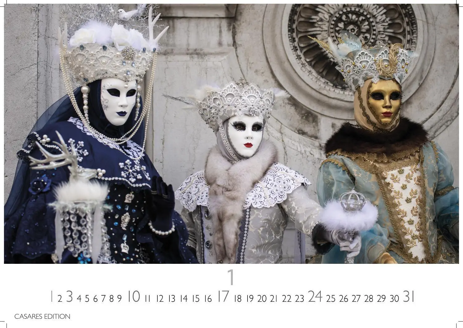 Bild: 9781835246719 | Venedig Karneval Kalender 2027 - Wandkalender Fotokalender Italien...