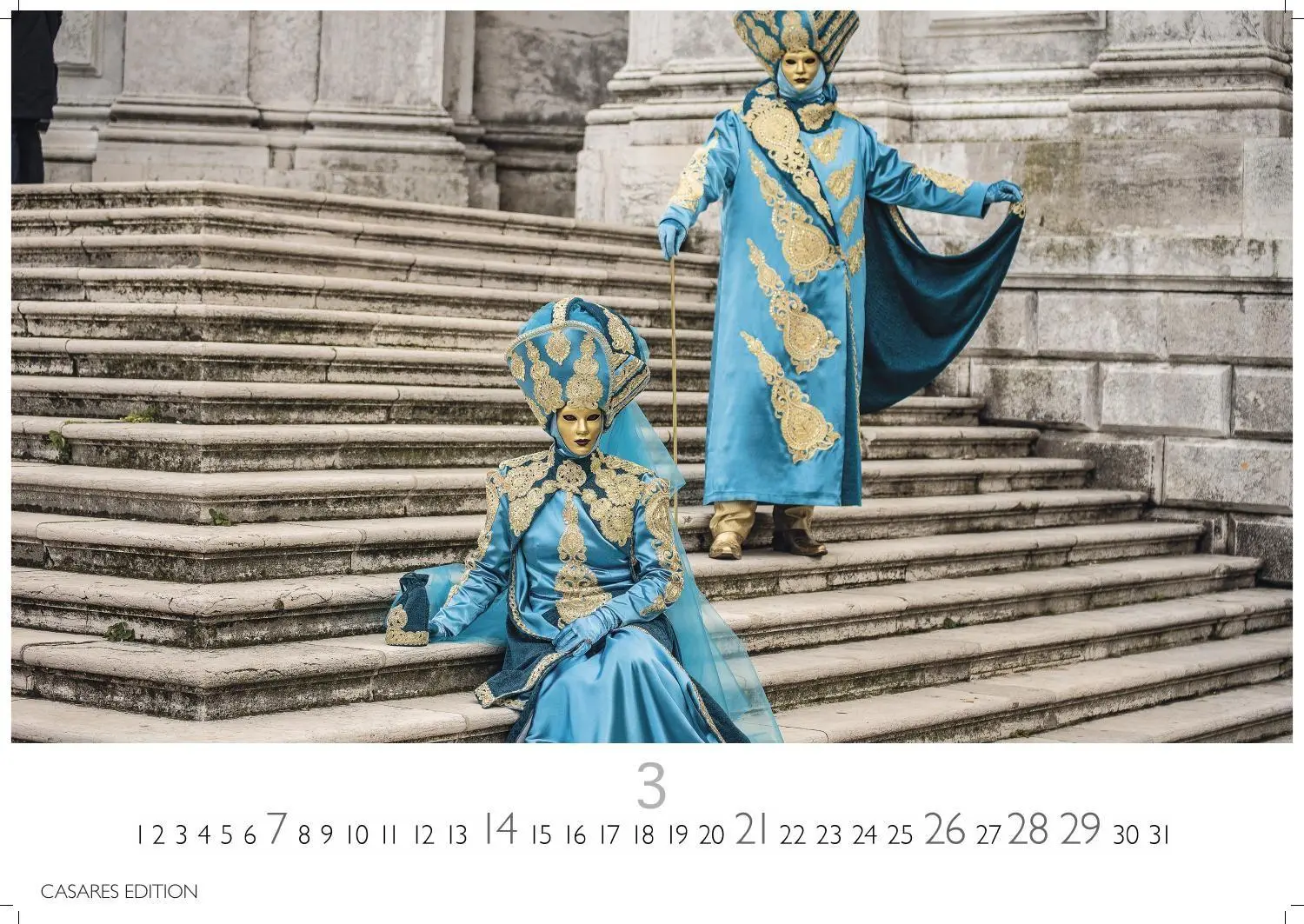 Bild: 9781835246719 | Venedig Karneval Kalender 2027 - Wandkalender Fotokalender Italien...