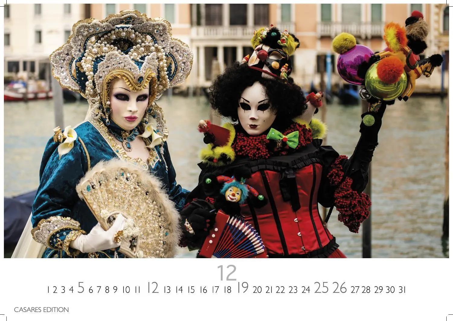 Bild: 9781835246719 | Venedig Karneval Kalender 2027 - Wandkalender Fotokalender Italien...