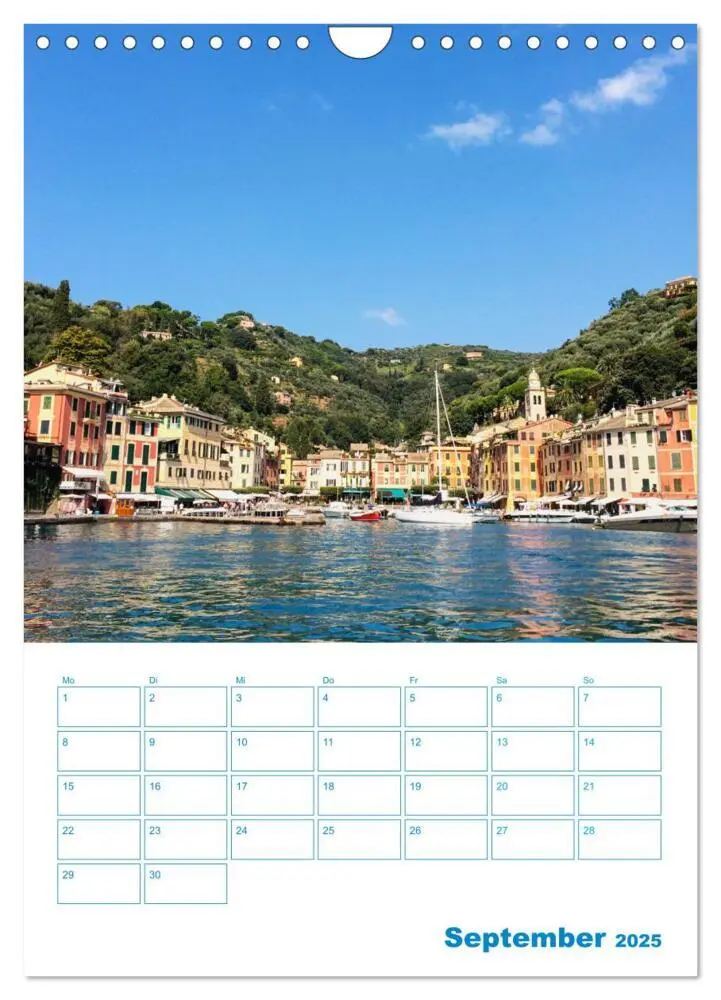 Bild: 9783435916719 | Blauer Ligurien Sommer (Wandkalender 2025 DIN A4 hoch), CALVENDO...