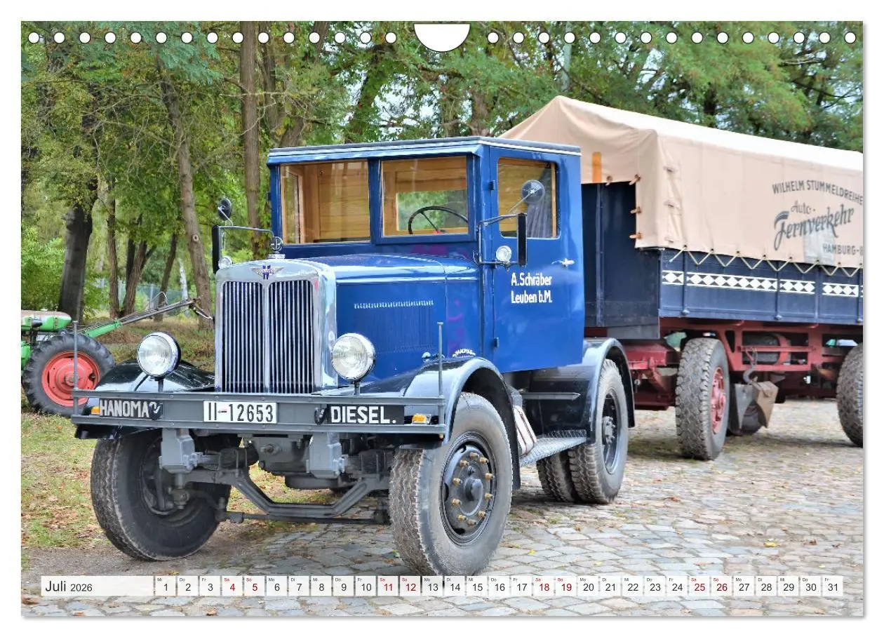 Bild: 9783457556719 | TRUCK - Oldtimer (Wandkalender 2026 DIN A4 quer), CALVENDO...