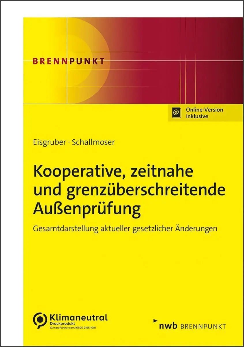 Cover: 9783482686719 | Kooperative, zeitnahe und grenzüberschreitende Außenprüfung | Bundle
