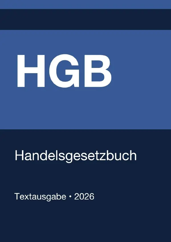 Cover: 9783565156719 | HGB - Handelsgesetzbuch (Deutschland) 2026 | Gesetze24 Deutschland