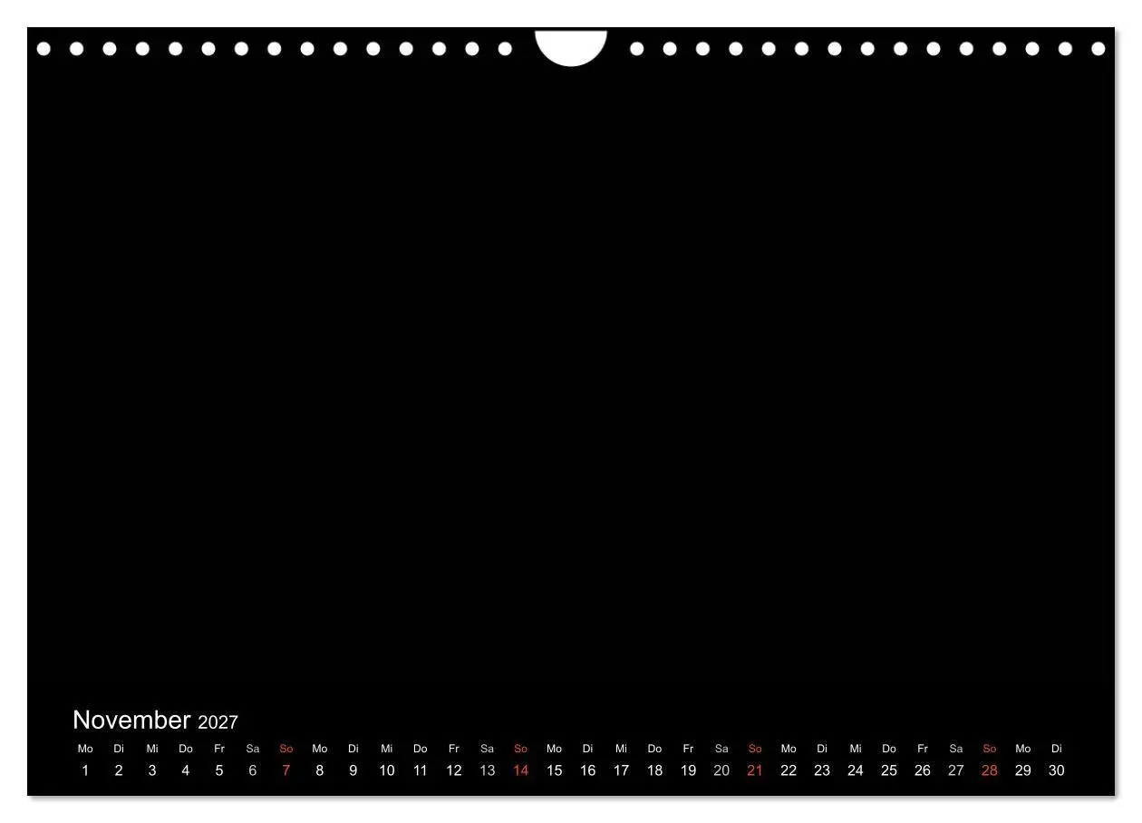 Bild: 9783594246719 | Bastelkalender - Schwarz (Wandkalender 2027 DIN A4 quer), CALVENDO...