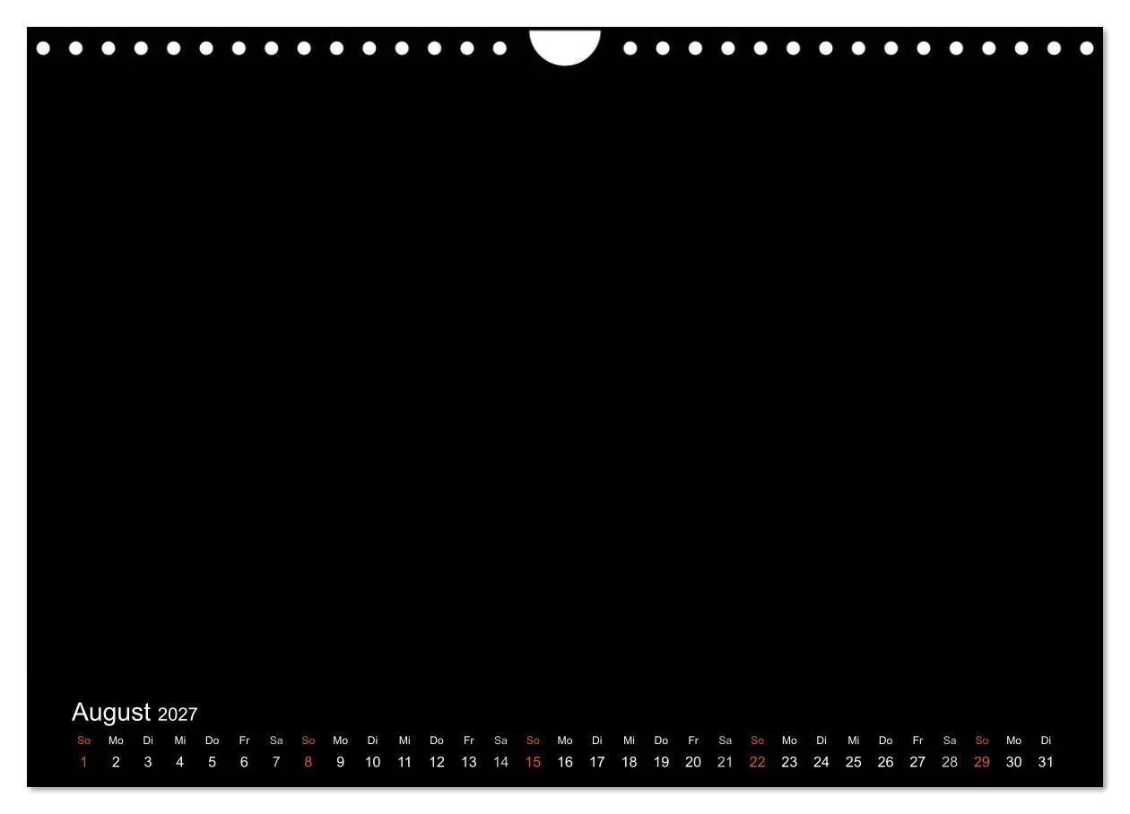 Bild: 9783594246719 | Bastelkalender - Schwarz (Wandkalender 2027 DIN A4 quer), CALVENDO...