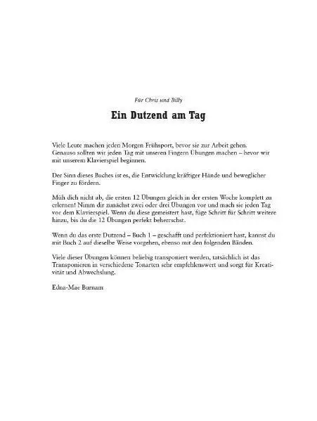 Bild: 9783865436719 | Ein Dutzend Am Tag Band 1 - Für Anfänger. Bd.1 | Bosworth Music | Buch