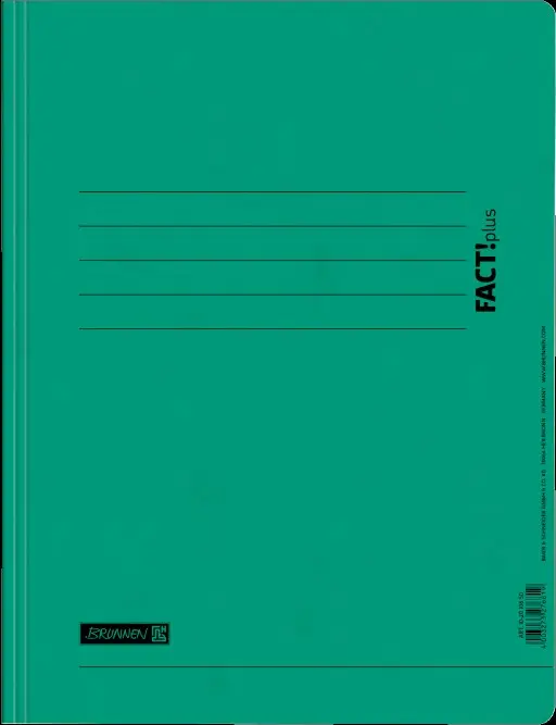 Cover: 4003273276819 | Brunnen Schnellhefter FACT!plus grün | Brunnen FACT!plus | 102010650