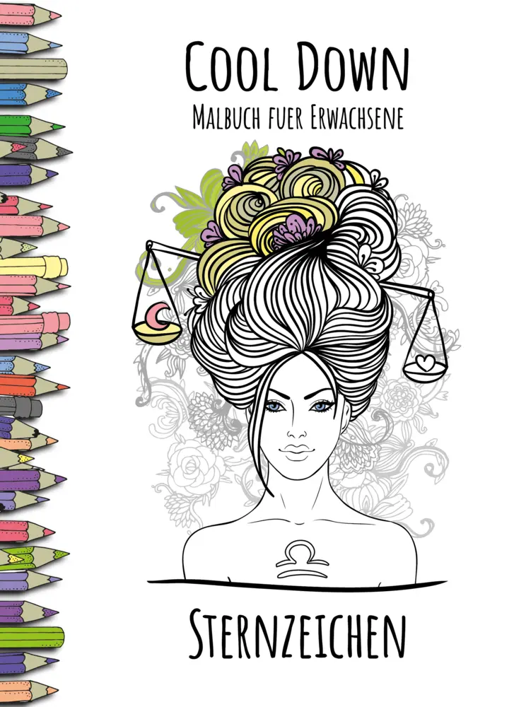 Cover: 4260068866819 | Cool Down Malbuch für Erwachsene: Sternzeichen | York P. Herpers