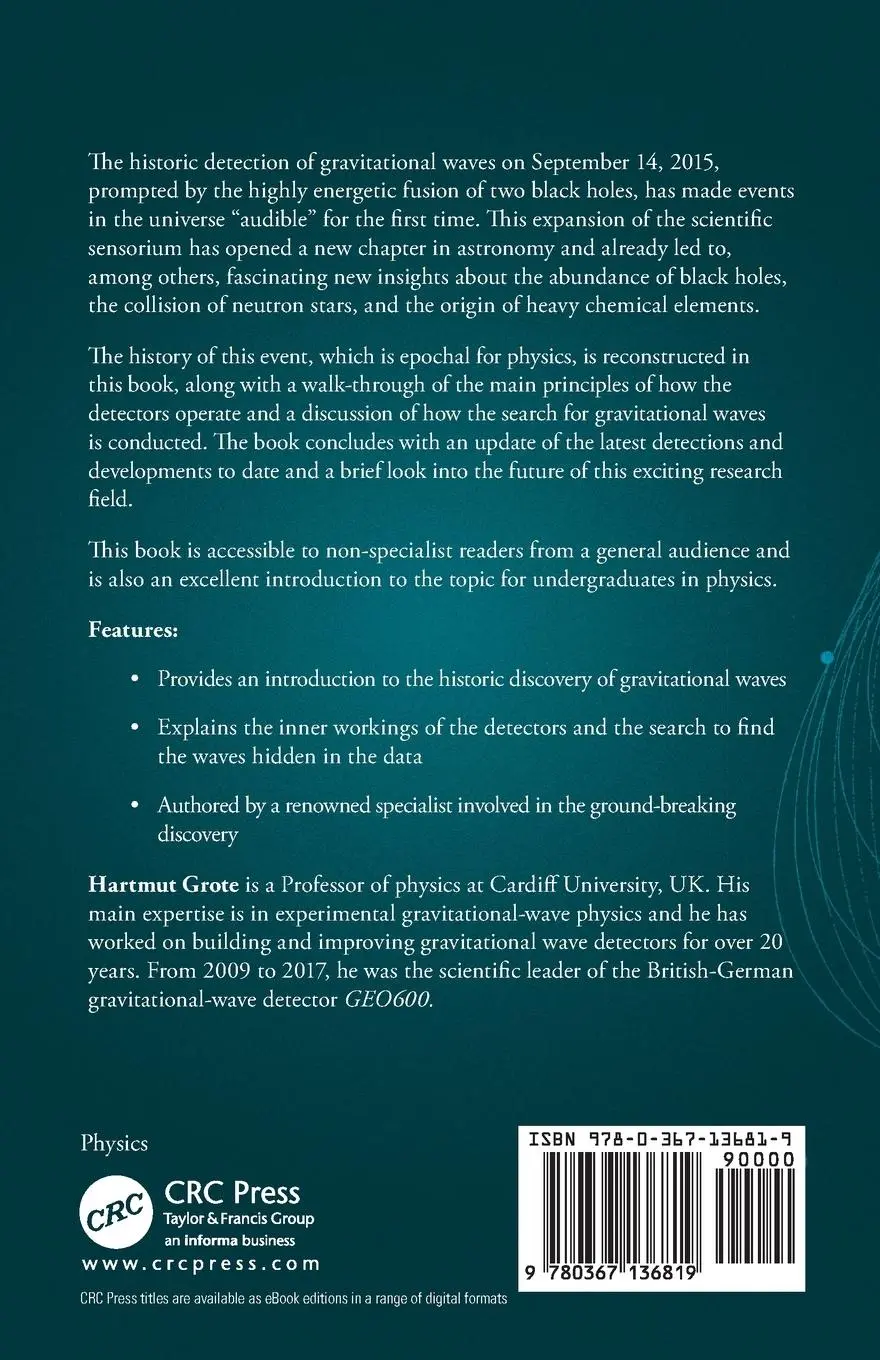 Rückseite: 9780367136819 | Gravitational Waves | A History of Discovery | Hartmut Grote | Buch