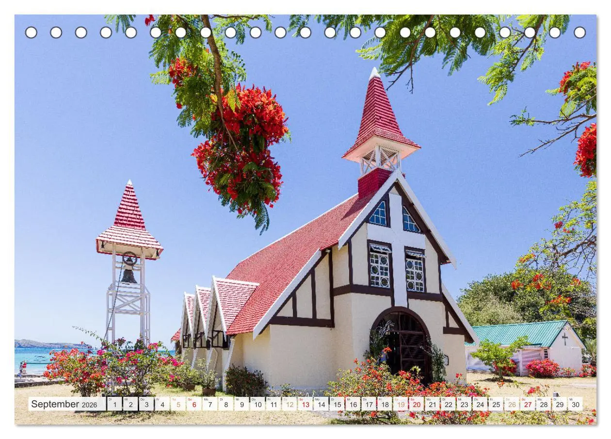 Bild: 9783457546819 | Trauminseln der Welt - Mauritius (Tischkalender 2026 DIN A5 quer),...