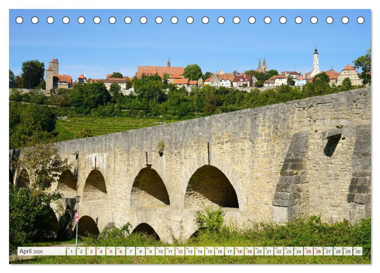 Bild: 9783457616819 | Rothenburg ob der Tauber. Sehenswürdigkeiten. (Tischkalender 2026...