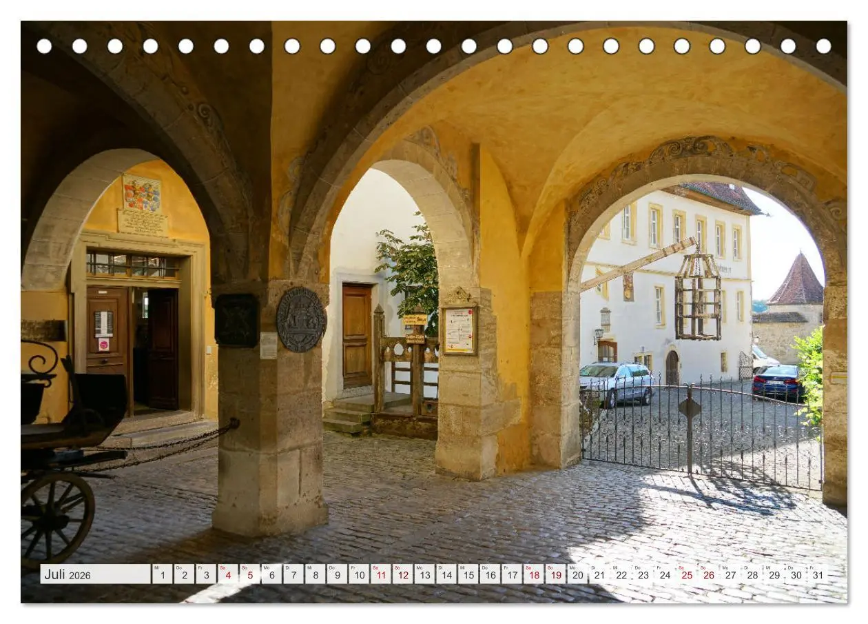 Bild: 9783457616819 | Rothenburg ob der Tauber. Sehenswürdigkeiten. (Tischkalender 2026...