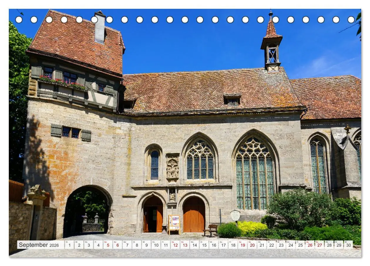 Bild: 9783457616819 | Rothenburg ob der Tauber. Sehenswürdigkeiten. (Tischkalender 2026...