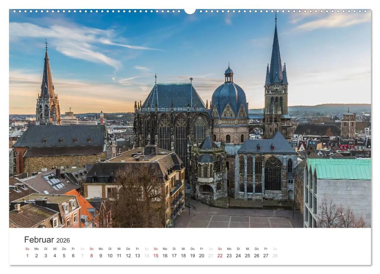 Bild: 9783516016819 | Aachener Dom - Weltkulturdenkmal (Wandkalender 2026 DIN A2 quer),...