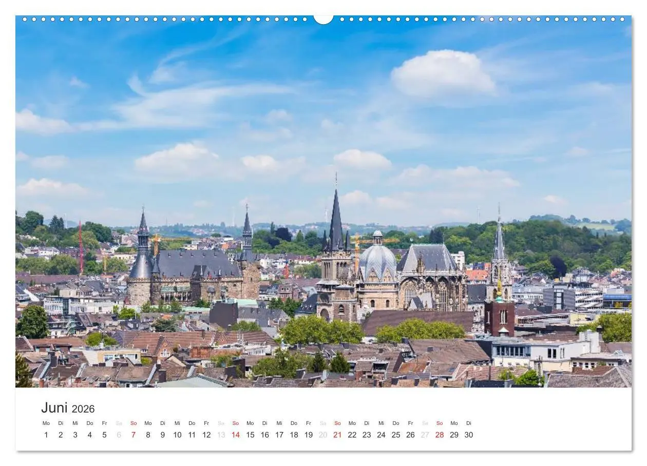 Bild: 9783516016819 | Aachener Dom - Weltkulturdenkmal (Wandkalender 2026 DIN A2 quer),...
