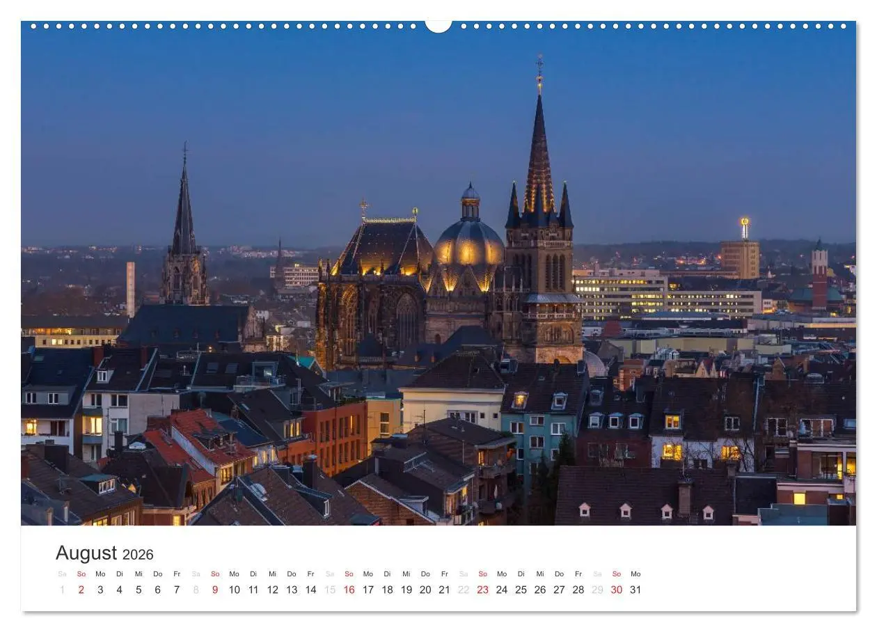 Bild: 9783516016819 | Aachener Dom - Weltkulturdenkmal (Wandkalender 2026 DIN A2 quer),...