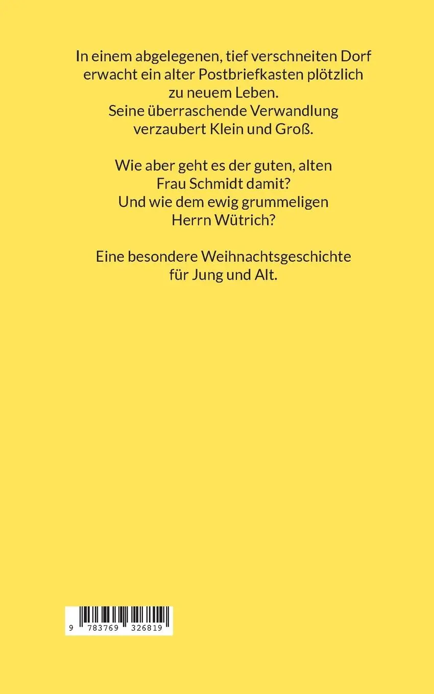 Rückseite: 9783769326819 | Der singende Briefkasten | Rainer Schulz | Taschenbuch | 44 S. | 2025