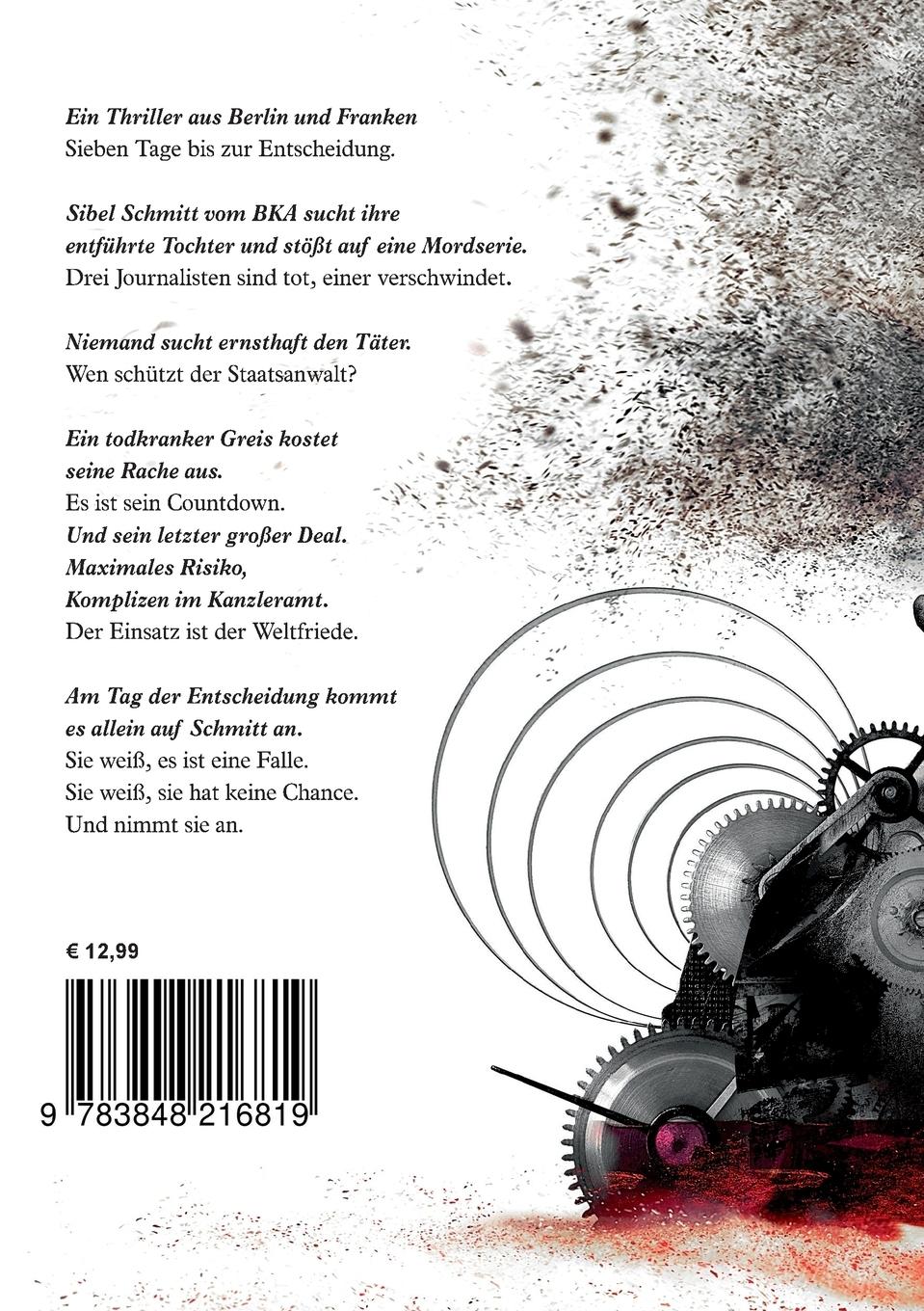 Rückseite: 9783848216819 | Schmitts Hölle - Countdown. | Joachim Widmann | Taschenbuch | 360 S.