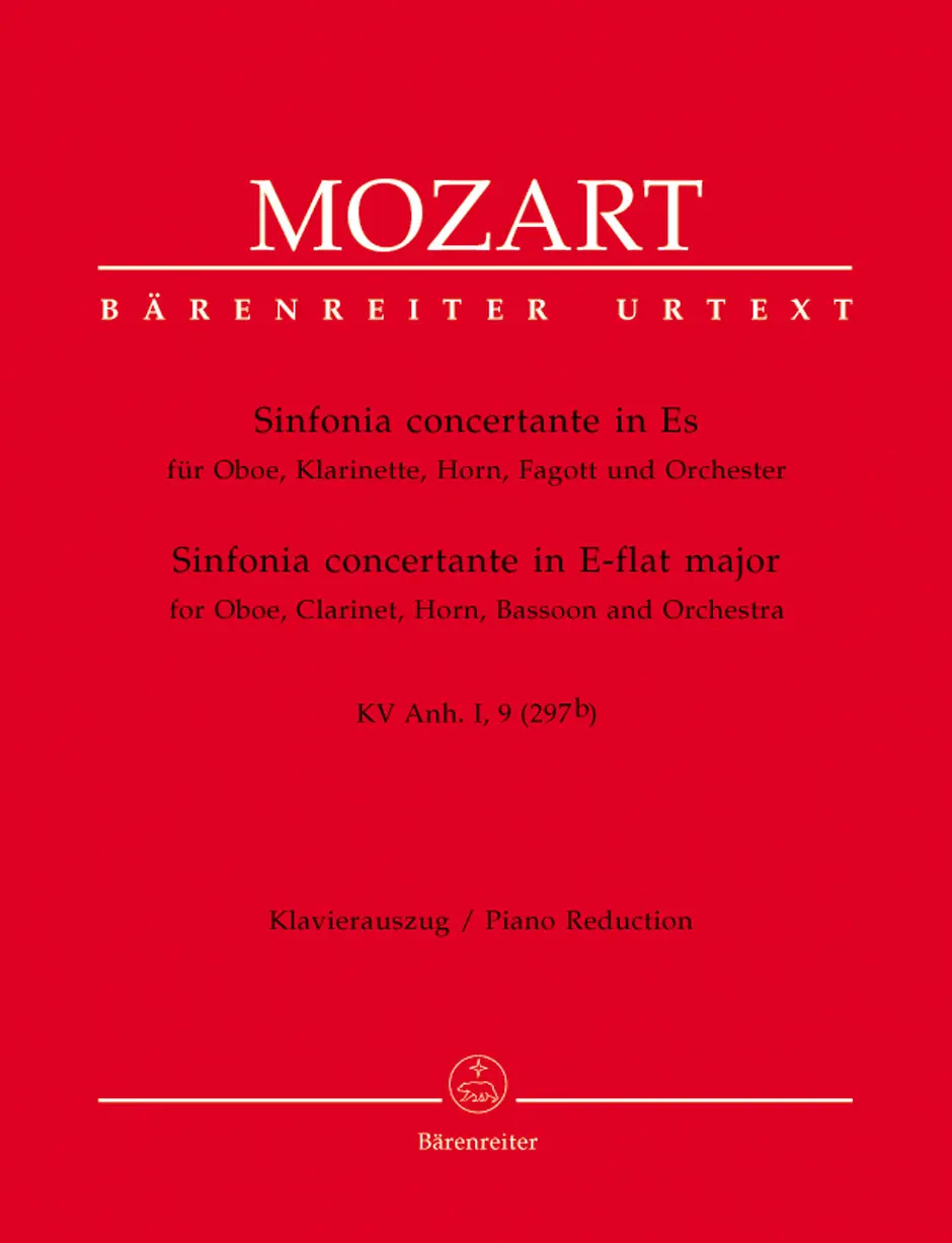 Cover: 9790006526819 | Sinfonia Concertante In E Flat K.Anh.1,9 | Wolfgang Amadeus Mozart