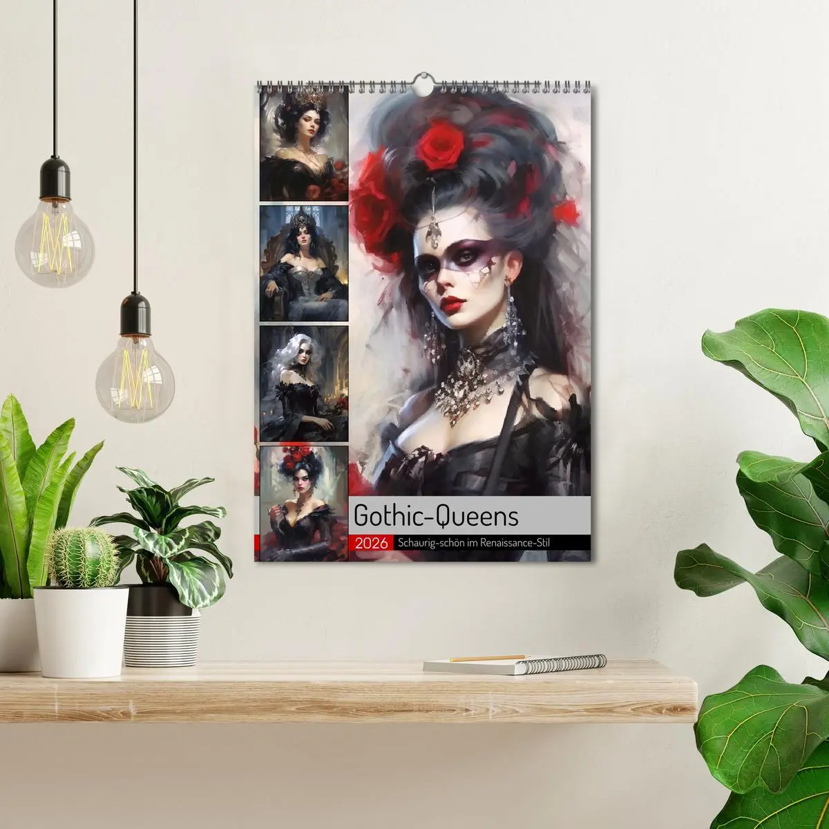 Bild: 9783516316919 | Gothic-Queens. Schaurig-schön im Renaissance-Stil (Wandkalender...