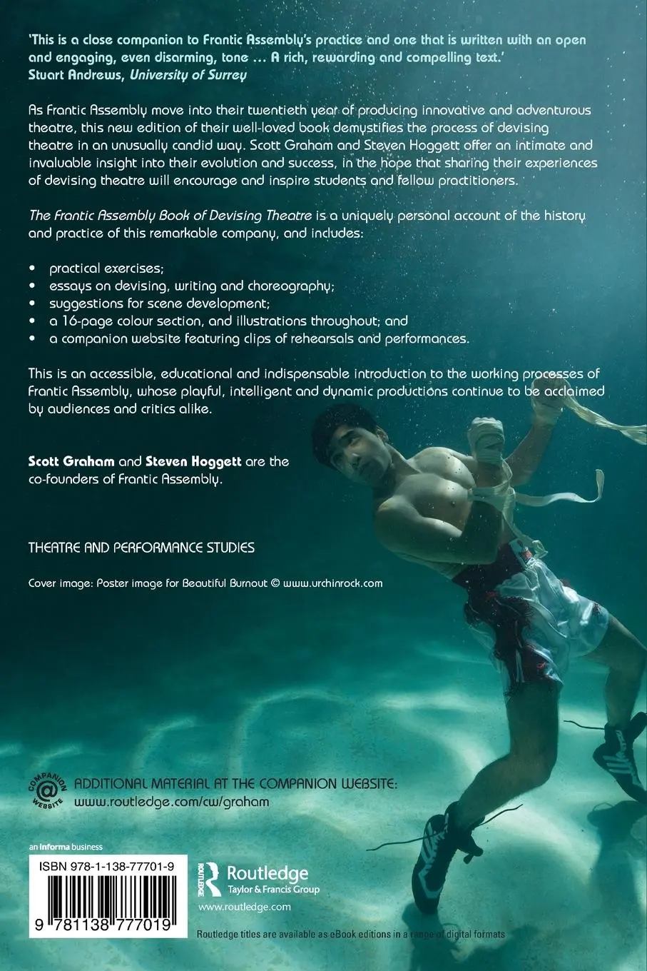 Rückseite: 9781138777019 | The Frantic Assembly Book of Devising Theatre | Scott Graham (u. a.)
