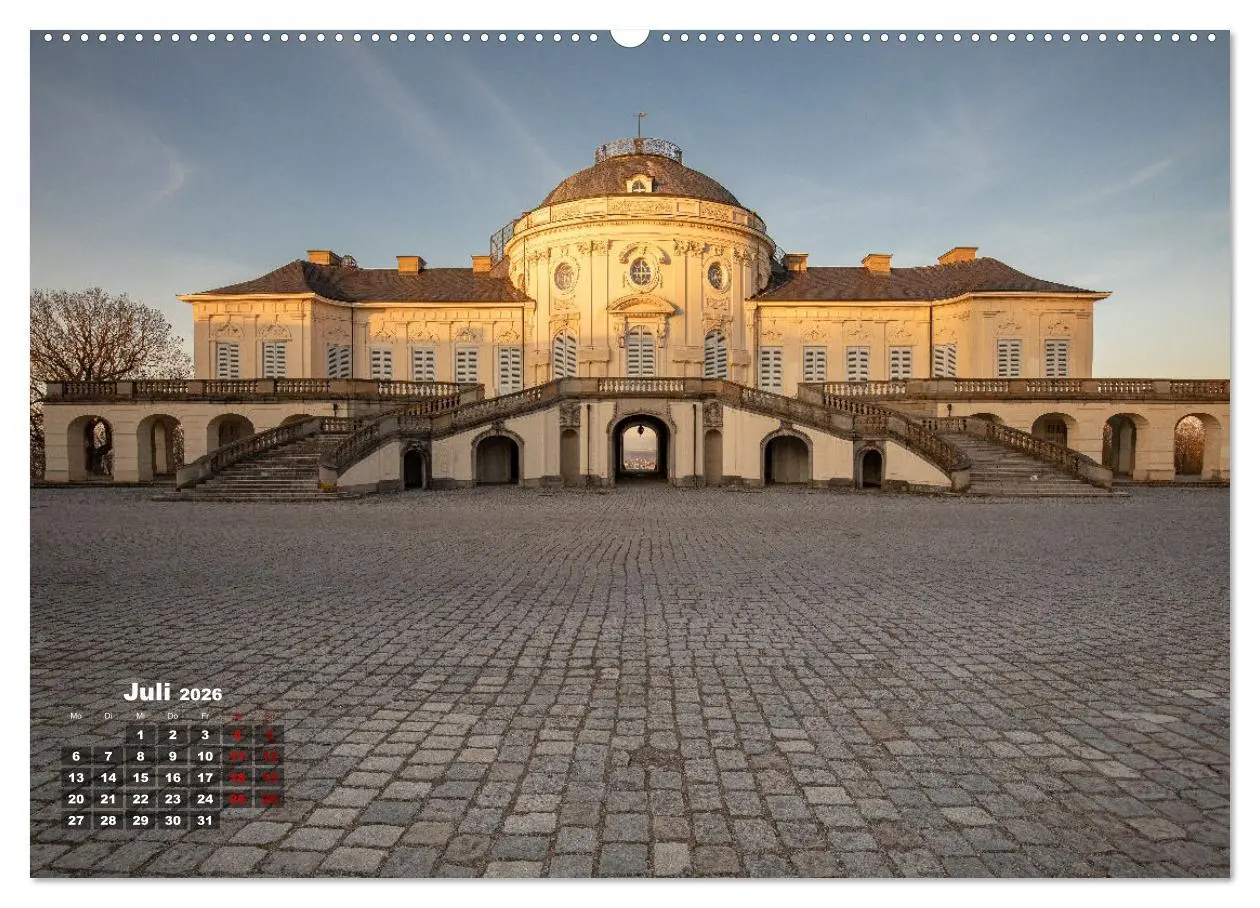 Bild: 9783457287019 | Schloss Solitude bei Tag und bei Nacht (hochwertiger Premium...