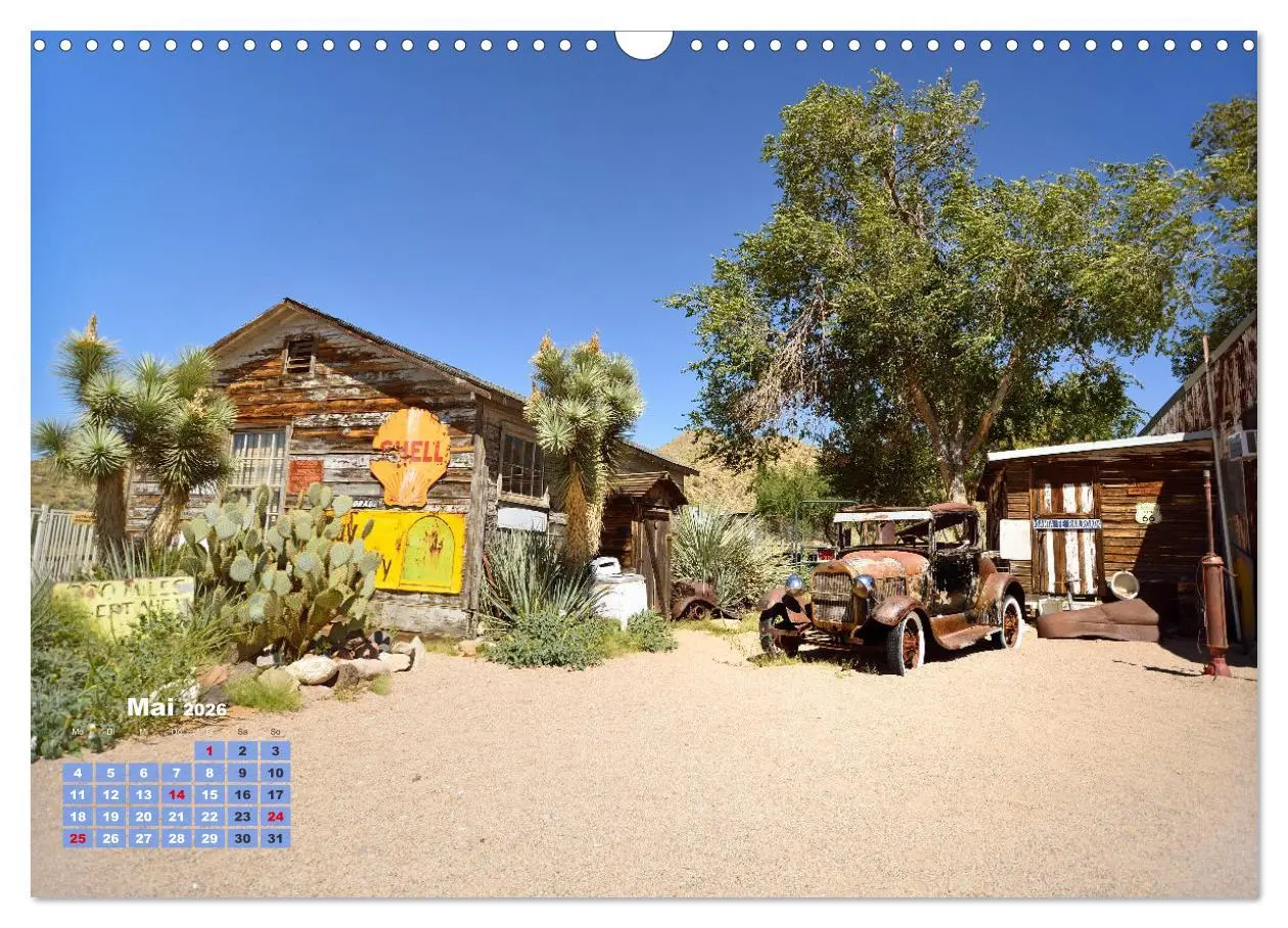 Bild: 9783457357019 | Historic Route 66 - National Scenic Byway (Wandkalender 2026 DIN A3...