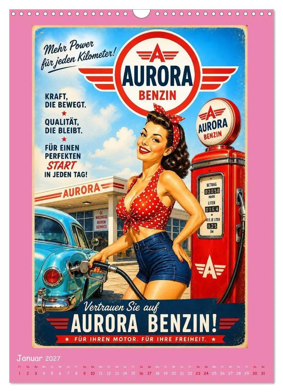 Bild: 9783594357019 | Retro-Reklame (Wandkalender 2027 DIN A3 hoch), CALVENDO Monatskalender