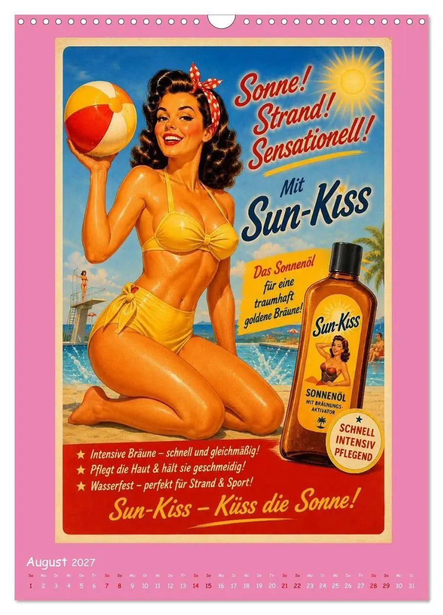 Bild: 9783594357019 | Retro-Reklame (Wandkalender 2027 DIN A3 hoch), CALVENDO Monatskalender