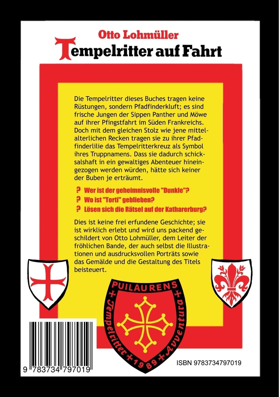 Rückseite: 9783734797019 | Tempelritter auf Fahrt | Otto Lohmüller | Taschenbuch | 192 S. | 2015