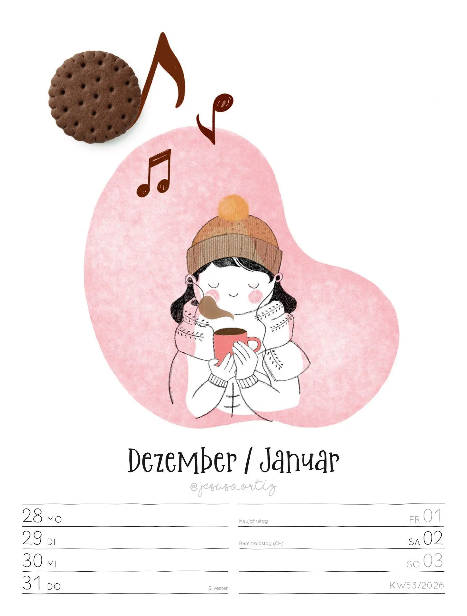 Bild: 9783838437019 | Little Dreams Wochenplaner Kalender 2027 | Jesuso Ortiz (u. a.) | 2027