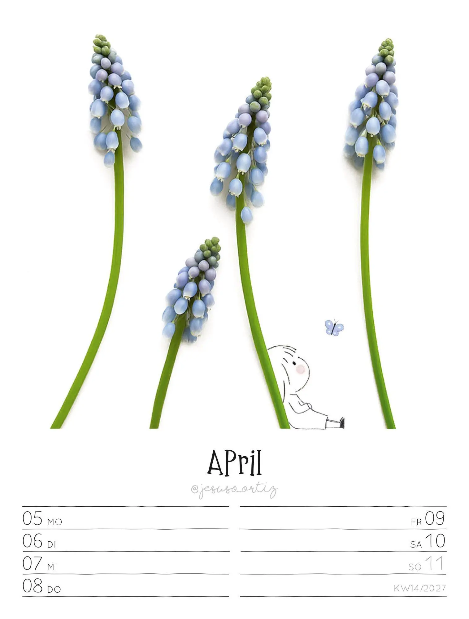 Bild: 9783838437019 | Little Dreams Wochenplaner Kalender 2027 | Jesuso Ortiz (u. a.) | 2027