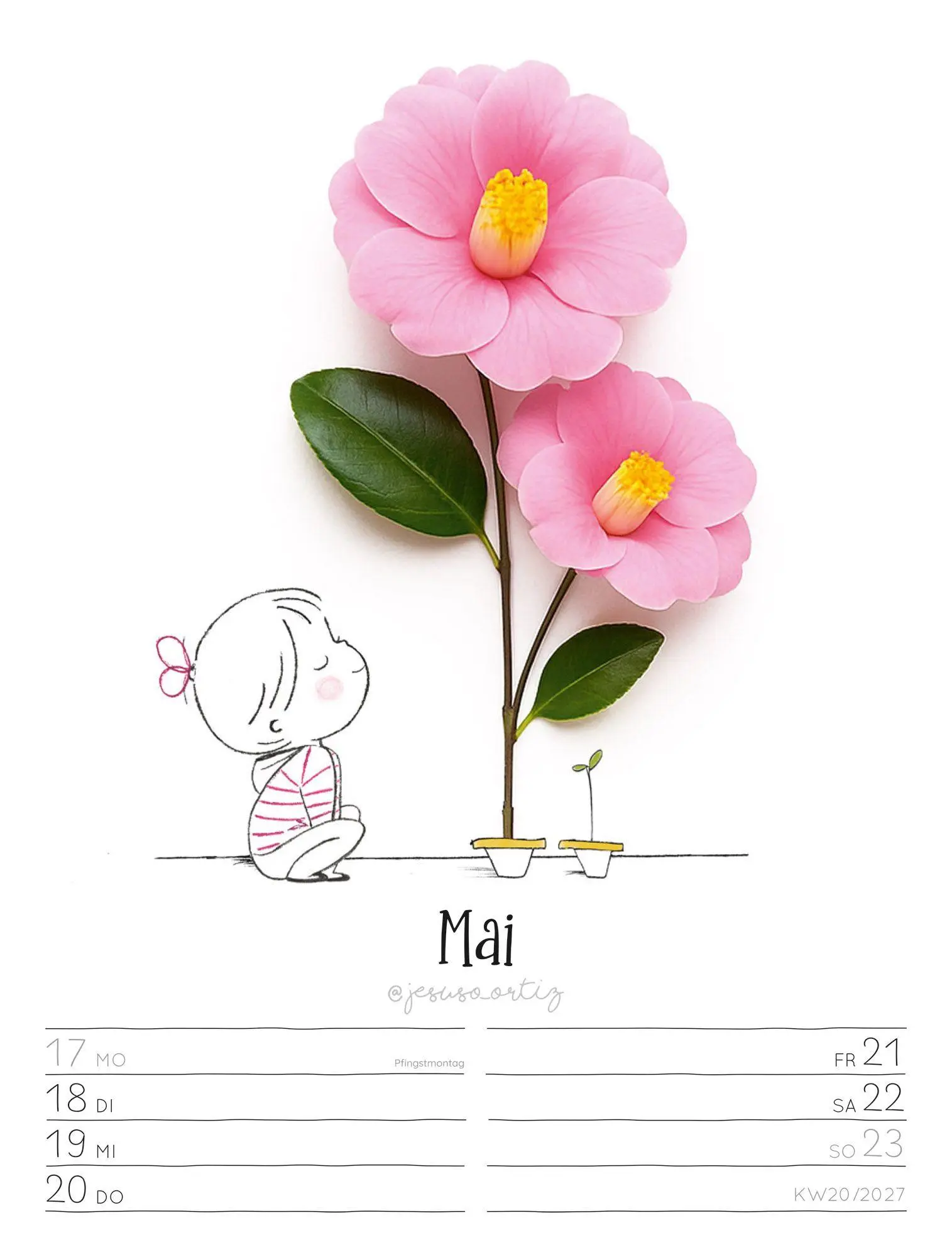 Bild: 9783838437019 | Little Dreams Wochenplaner Kalender 2027 | Jesuso Ortiz (u. a.) | 2027