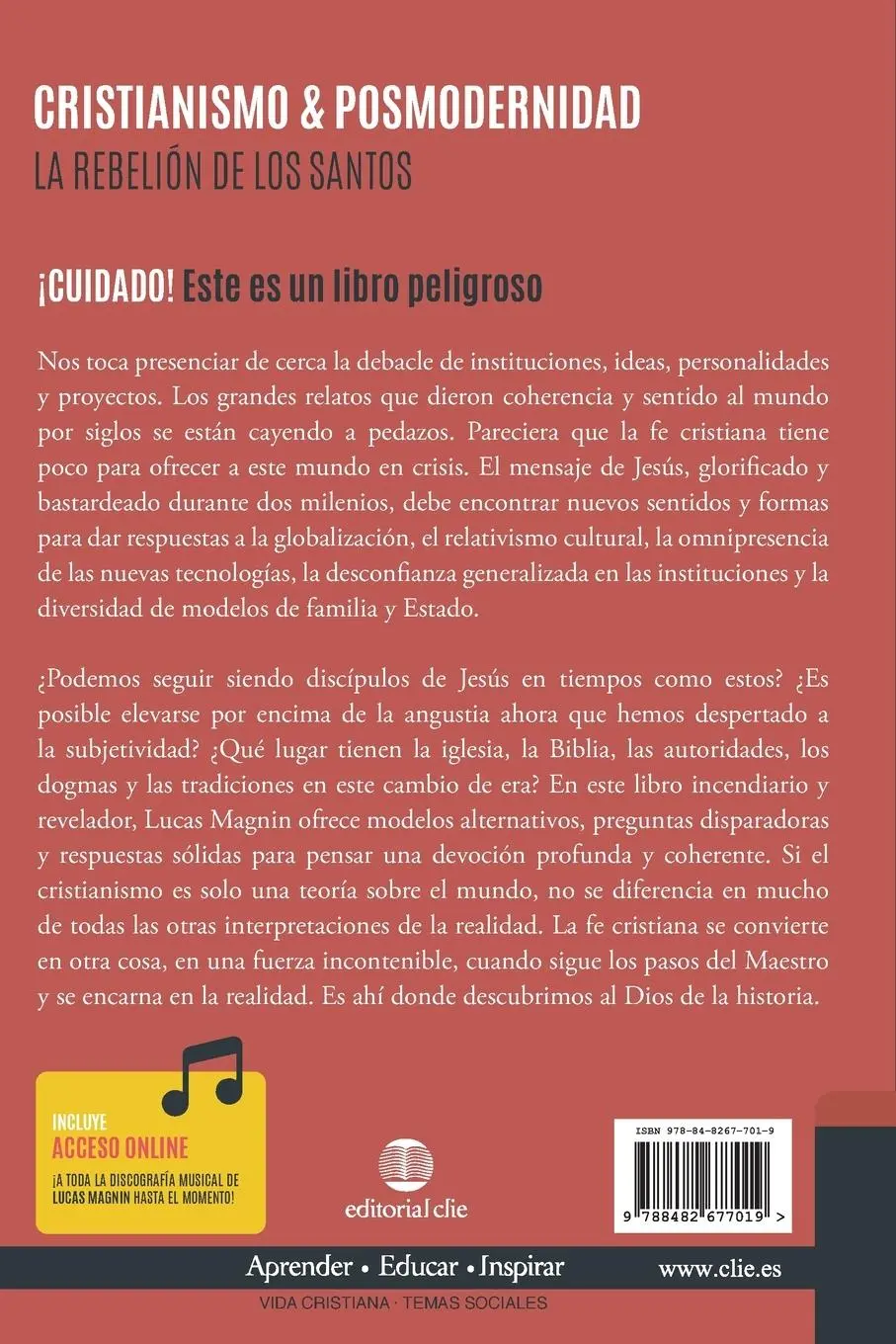 Rückseite: 9788482677019 | Cristianismo y posmodernidad | Lucas Magnin | Taschenbuch | Spanisch