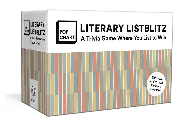 Cover: 9780525577119 | Literary Listblitz | A Trivia Game Where You List to Win | Pop Chart