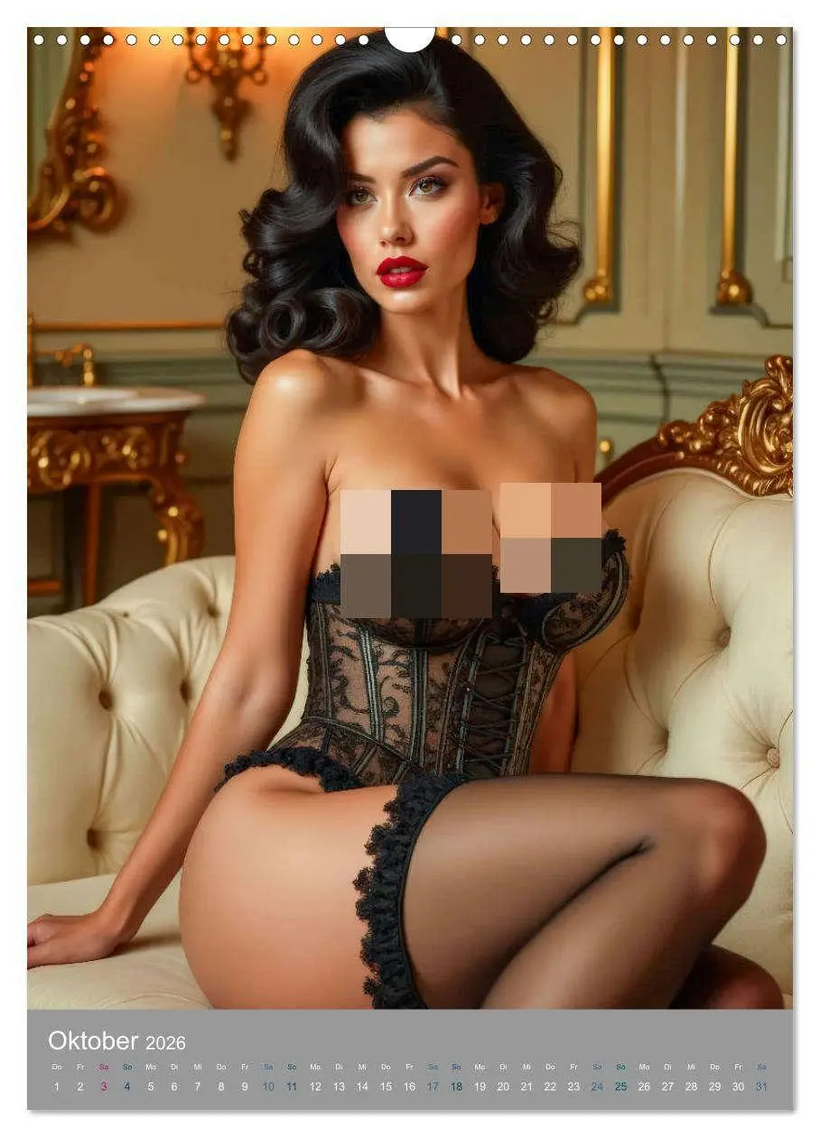 Bild: 9783457277119 | Pinup-Diven (Wandkalender 2026 DIN A3 hoch), CALVENDO Monatskalender