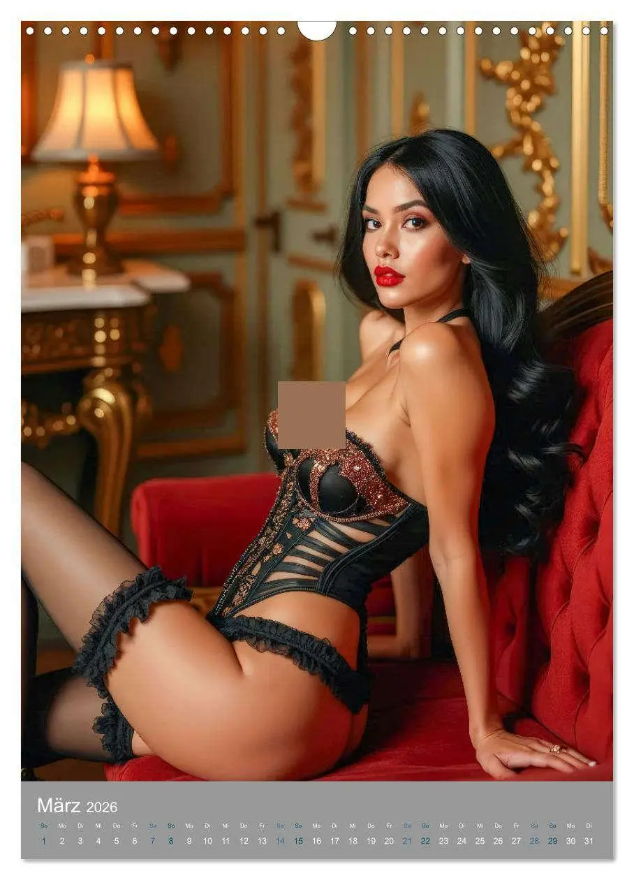 Bild: 9783457277119 | Pinup-Diven (Wandkalender 2026 DIN A3 hoch), CALVENDO Monatskalender