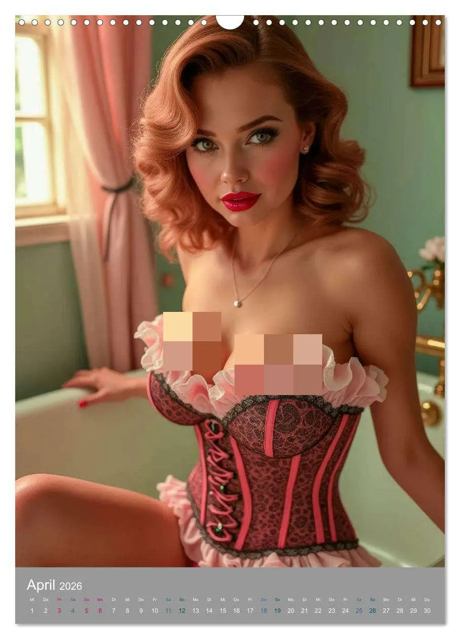 Bild: 9783457277119 | Pinup-Diven (Wandkalender 2026 DIN A3 hoch), CALVENDO Monatskalender