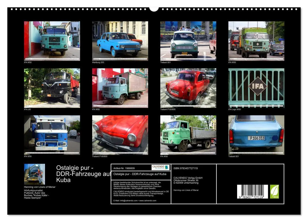 Bild: 9783457727119 | Ostalgie pur - DDR-Fahrzeuge auf Kuba (hochwertiger Premium...