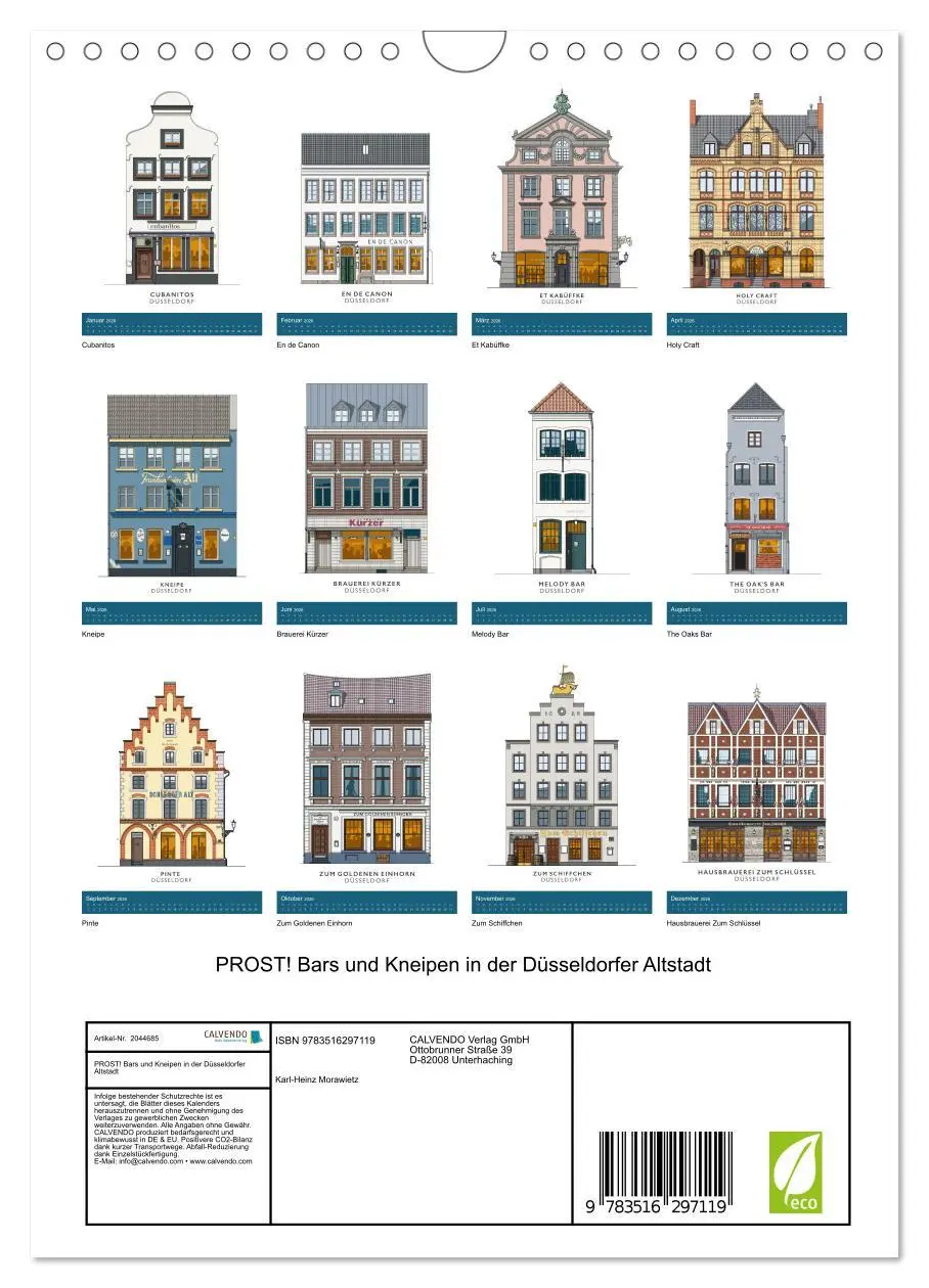 Bild: 9783516297119 | PROST! Bars und Kneipen in der Düsseldorfer Altstadt (Wandkalender...