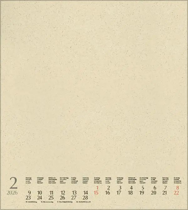 Bild: 9783731887119 | Foto-Malen-Basteln Bastelkalender Graspapier 2026 | Verlag Korsch