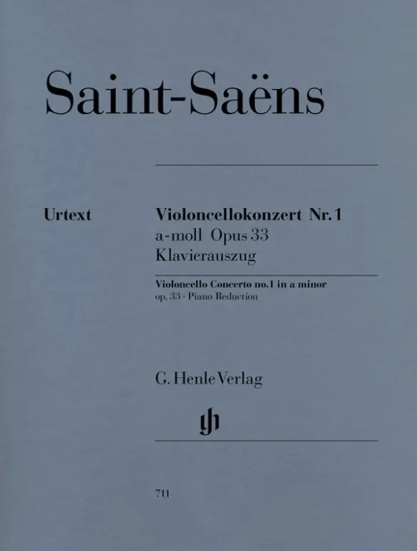 Cover: 9790201807119 | Camille Saint-Saëns - Violoncellokonzert Nr. 1 a-moll op. 33 | Jost