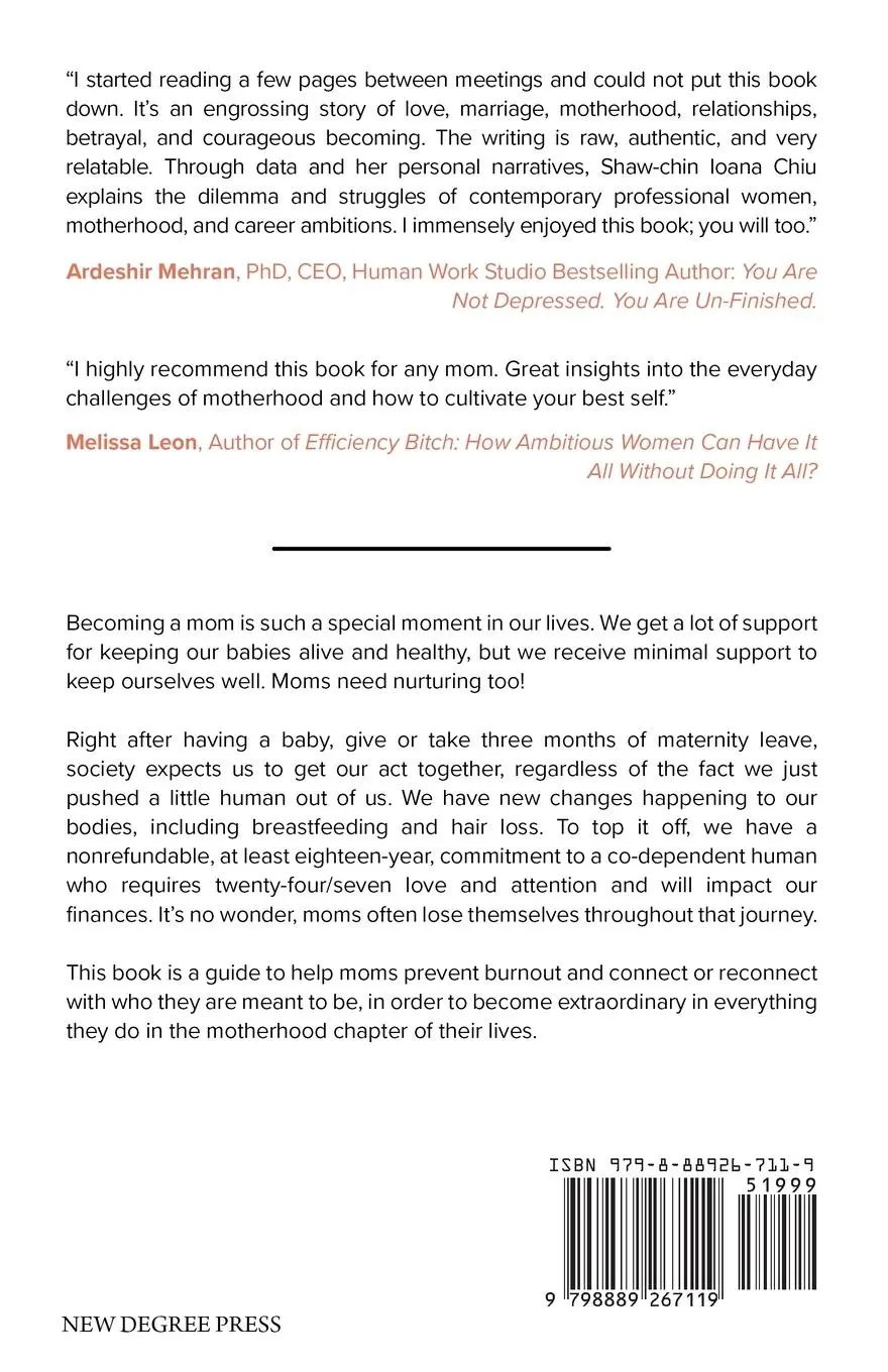 Rückseite: 9798889267119 | Integrating Me in Motherhood | Shaw-Chin I Chiu | Taschenbuch | 2023