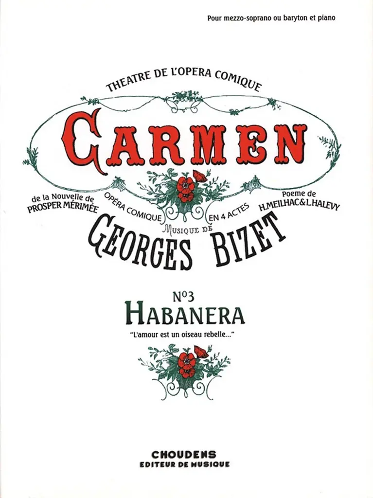 Cover: 5020679577219 | Carmen - No. 3 Habanera | L'Amour Est Un Oiseau Rebelle | Bizet | Buch