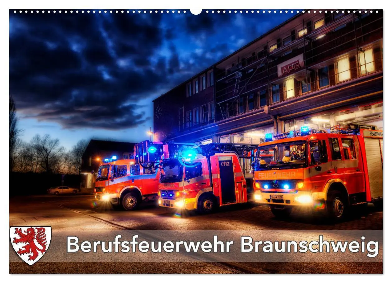 Cover: 9783457887219 | Berufsfeuerwehr Braunschweig (Wandkalender 2026 DIN A2 quer),...