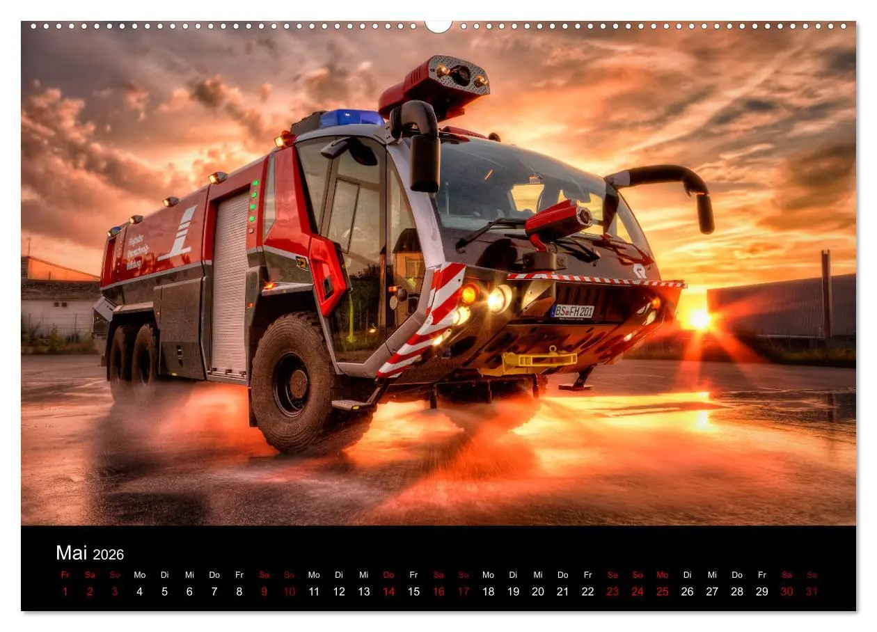 Bild: 9783457887219 | Berufsfeuerwehr Braunschweig (Wandkalender 2026 DIN A2 quer),...