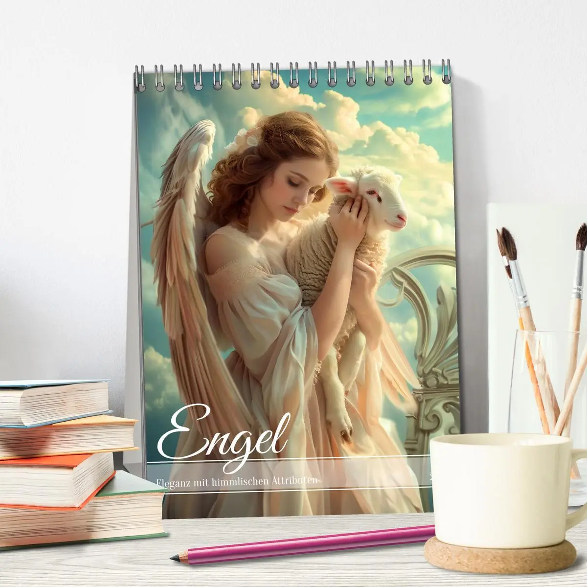 Bild: 9783516287219 | Engel - Eleganz mit himmlischen Attributen (Tischkalender 2026 DIN...